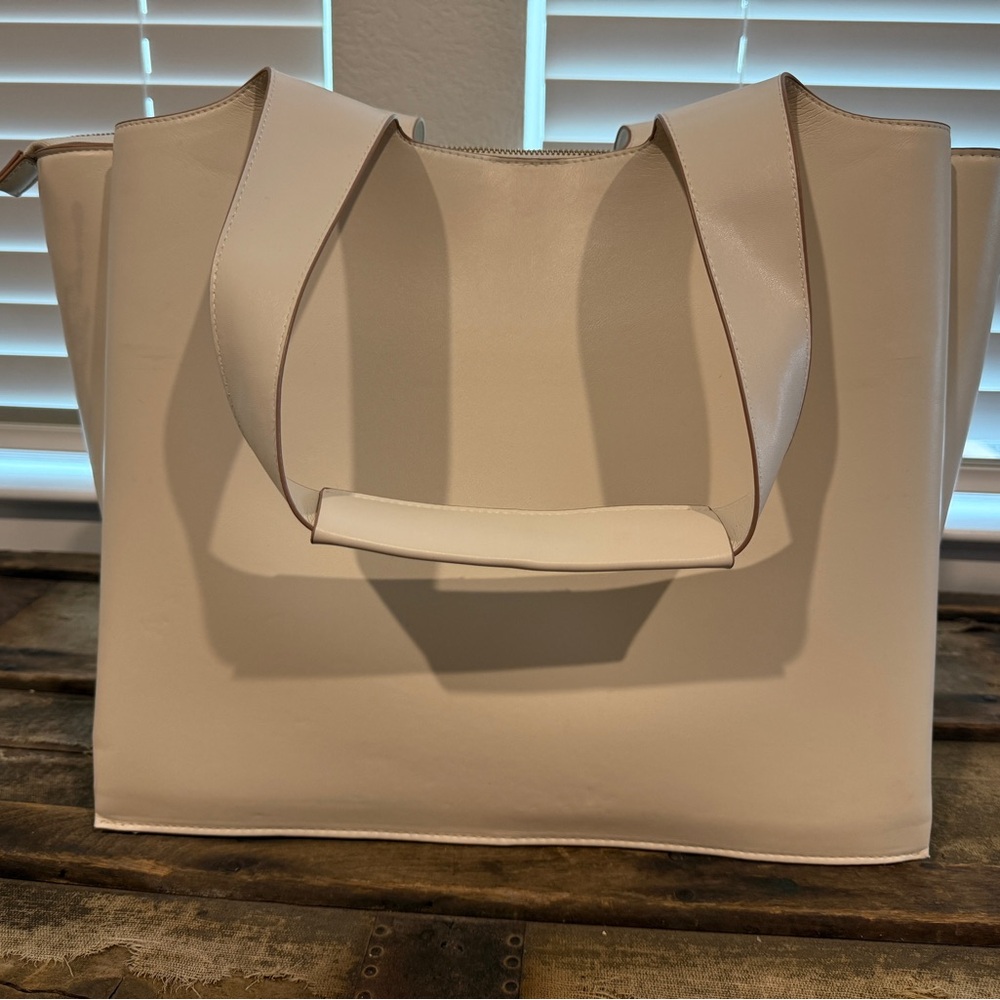 Cream Tote Bag